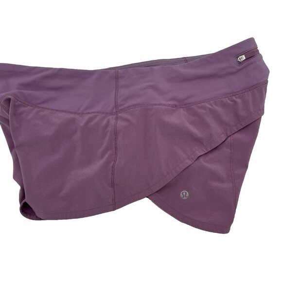 Lululemon Speed Up Short Rose Quartz Lined Size 8 W7AJRR womans purple - Picture 4 of 10
